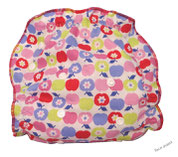 couche lavable froufrous pommes taille unique la petite crevette