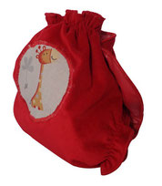 couche lavable froufrous girafe taille unique la petite crevette
