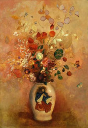 【日本風の花瓶】 1908年 92.7×65.0cm ポーラ美術館蔵