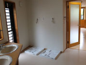 洗濯機置き場、洗面台