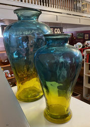 Blue Green Vases  Small $35.00 Large $45.00 Now 50% OFF!