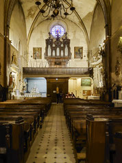 Bild: Orgel in der Cathédrale Notre-Dame-de-l’Assomption d’Entrevaux