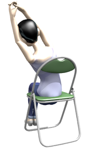 肩こり、腕の疲れストレッチ