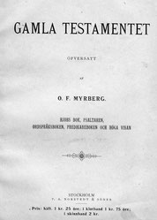myrberg bible swedish title page online 1895