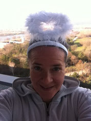 ich als Christkind beim Vienna Christmas Run 2017