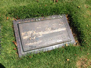 John Wayne's grave at Pacific View Memorial Park in Corona Del Mar was without a marker for 20 years. 