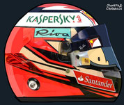 Kimi Raikkonen by Muneta & Cerracín