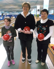 Die Powerdamen v.l. Zoey (2.), Margot (1.), Hannelore (3.)