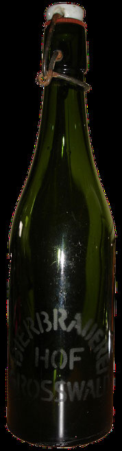 Bierflasche Grosswald Bierbrauerei Hof Eiweiler