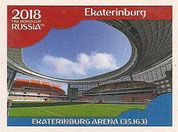 CROMO DE FÚTBOL - MUNDIAL DE RUSIA - 2.018 (PANINI) ESTADIOS - EKATERINBURG ARENA - Nº 8 (NUEVO) 0,40€. 