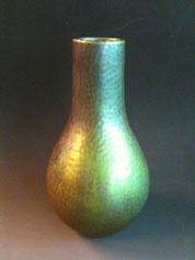 Zsolnay Hammered Vase