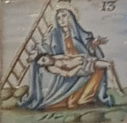 XIII Estación, Jesús en los brazos de su Madre