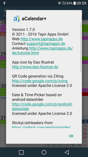 aCalendar+ installieren