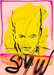 Contemporary artwork by artist Eva Kunze, that corresponds with its time