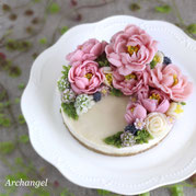 福井フラワーケーキレッスン,あんこのお花レッスン