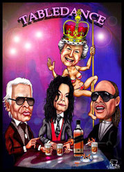 Queen, Karl Lagerfeld, Michael Jackson und Steve Wonder.