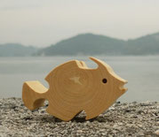 魚のはがきスタンド