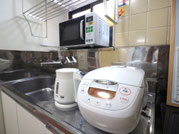 家電はひととおり揃っています
