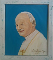 Il Papa (olio su tela 25x35 Marzo 2012)