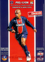 Programme  PSG-Lyon  2005-06