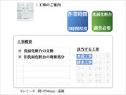 洗面化粧台工事の説明