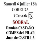 Toros de Sobral pour Damian Castaño, Gomez del Pilar et Juan de Castilla