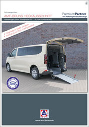 Titelblatt vom Produktblatt "AMF-Bruns Heckausschnitt - Ford Custom"