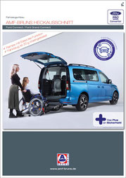 Titelblatt vom Produktblatt "AMF-Bruns Heckausschnitt - Ford Connect"