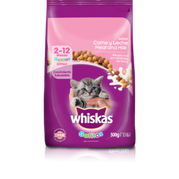 Carne y leche whiskas alimento para gatitos de 2 a 12 meses