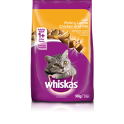 Pollo y leche whiskas alimento para gatos