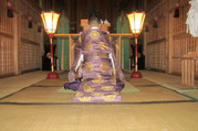 宵宮祭の玉串拝礼