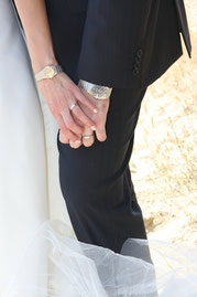 Armbanduhr bei der Hochzeit
