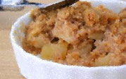 recette crumble pommes poires pour les enfants 