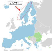 シェンゲン協定加盟国地図