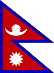 Nationalflagge Nepal