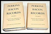 Perkin Bacon Records. Set of Two.