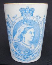 Rosherville 1897 Jubilee China Beaker