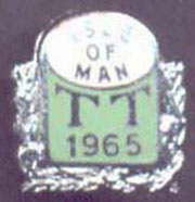 The Isle of Man 1965 TT Badge.