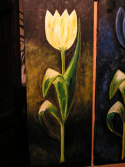Gelbe Tulpe (30x80 cm)