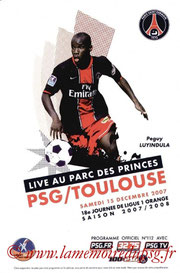 Programme  PSG-Toulouse  2007-08