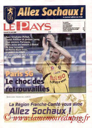 Programme  Sochaux-PSG  2006-07