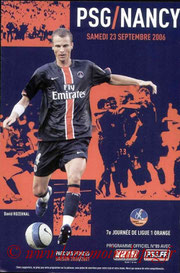 Programme  PSG-Nancy  2006-07