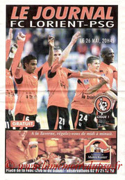 Programme  Lorient-PSG  2006-07