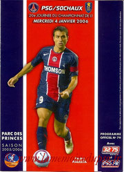 Programme  PSG-Sochaux  2005-06