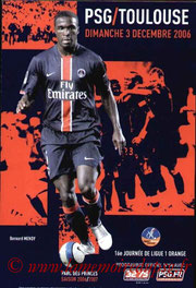 Programme  PSG-Toulouse  2006-07