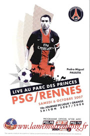 Programme  PSG-Rennes  2007-08