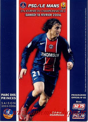 Programme  PSG-Le Mans  2005-06