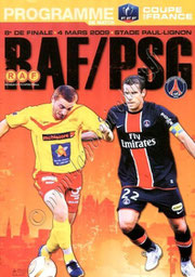 2009-03-04  Rodez-PSG (8ème Finale CF, Programme officiel)