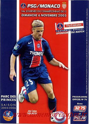 Programme  PSG-Monaco  2005-06