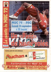 Programme  Le Mans-PSG  2005-06